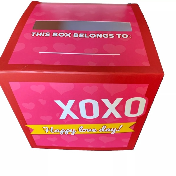 Kids Valentines Day Tic Tac Toe Mailbox And Cards 24 Pack With Stickers - Picture 4 of 8